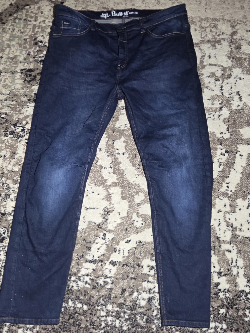 Bull-it 17 SR6 Covec Motorcycle Jeans Blue Denim Men's Size 38S Reinforced